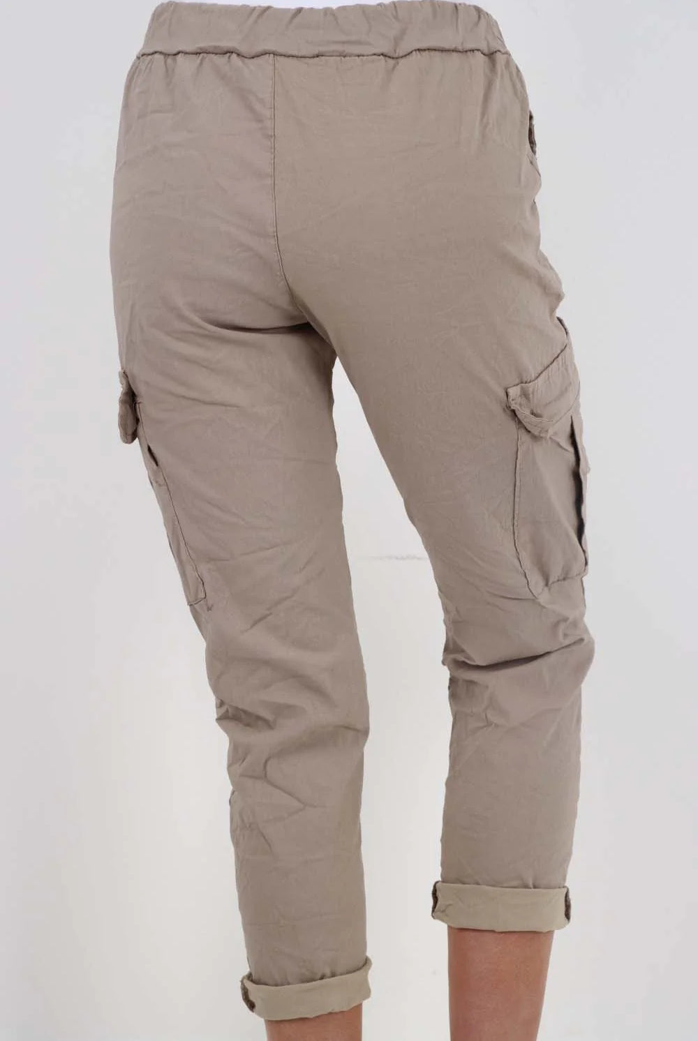 Italian Drawstring Waistband Magic Cargo Trouser Trouser WearAll