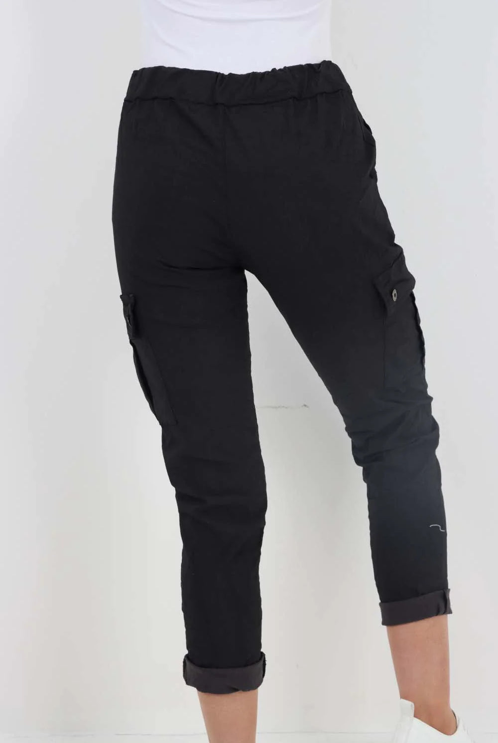 Italian Drawstring Waistband Magic Cargo Trouser Trouser WearAll