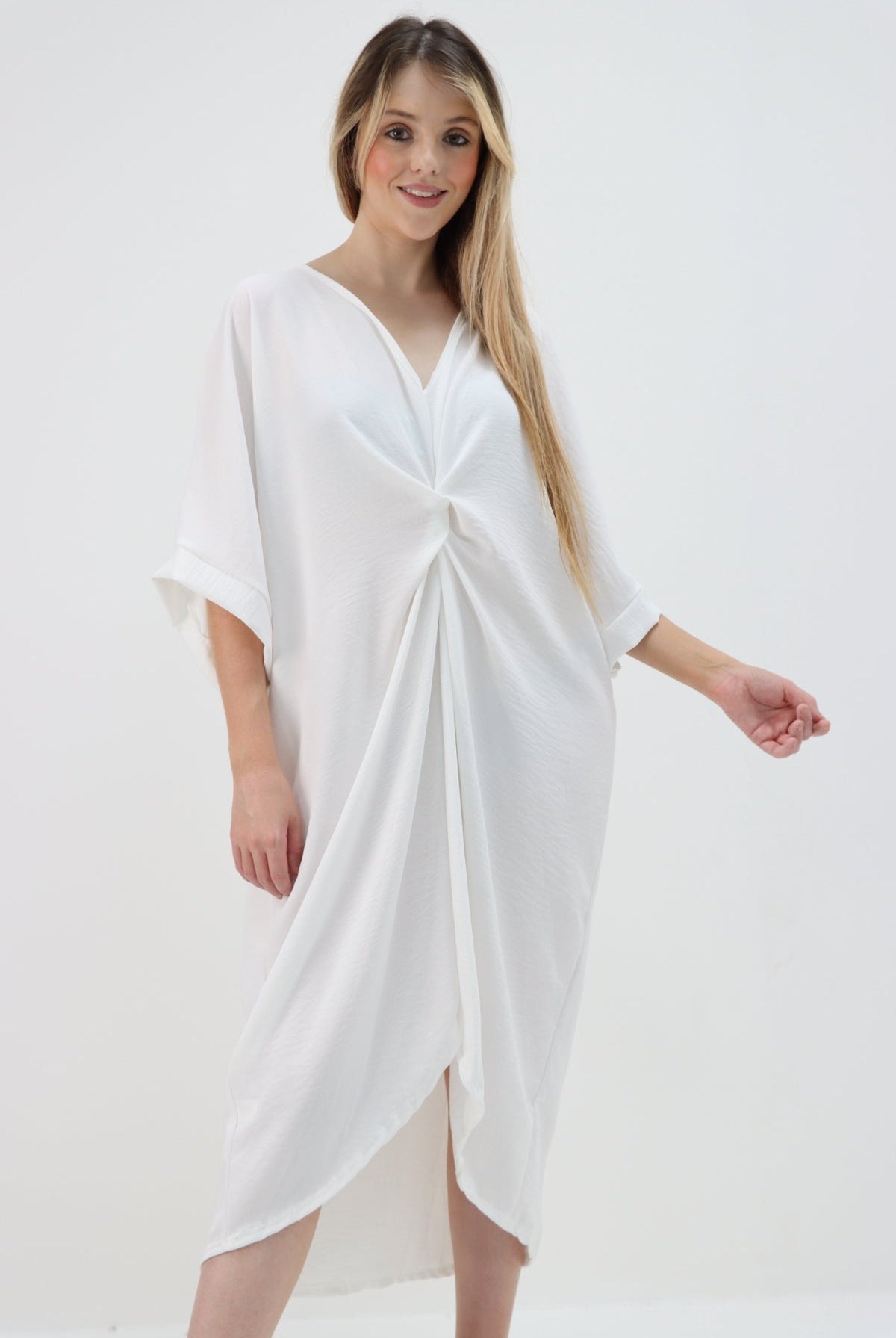 Tie Knot Twist Midi Dress Dress WearAll