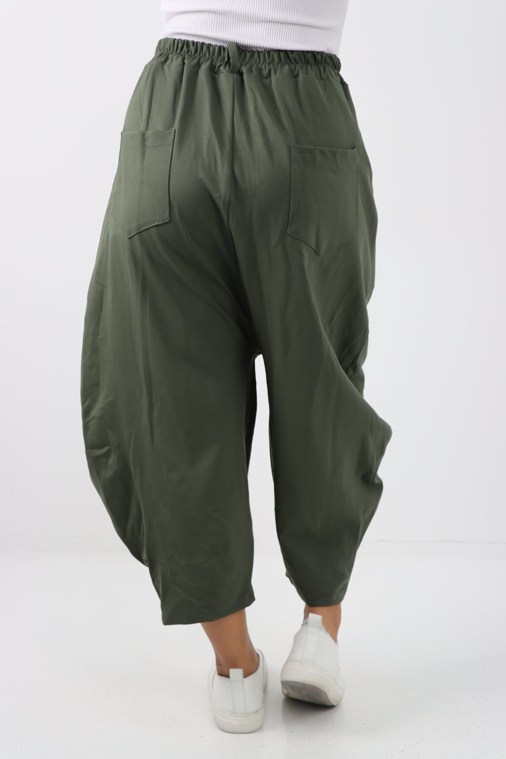 Italian Wide Leg Baggy Parachute Palazzo Trouser Trousers WearAll