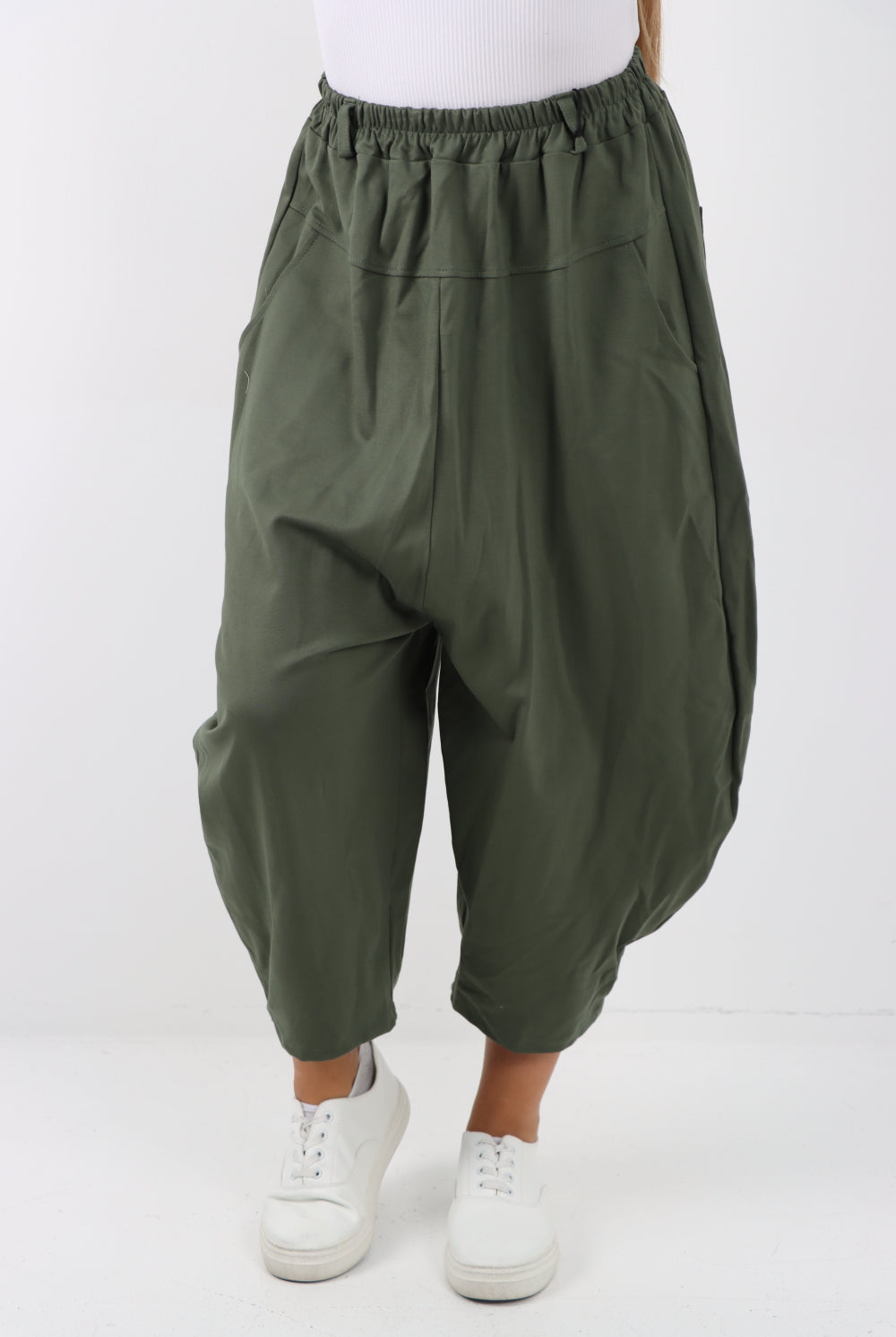 Italian Wide Leg Baggy Parachute Palazzo Trouser Trousers WearAll