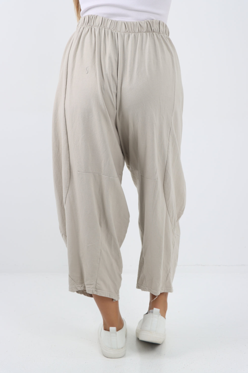 Italian Relaxed Fit Plain Baggy Trouser Trousers WearAll