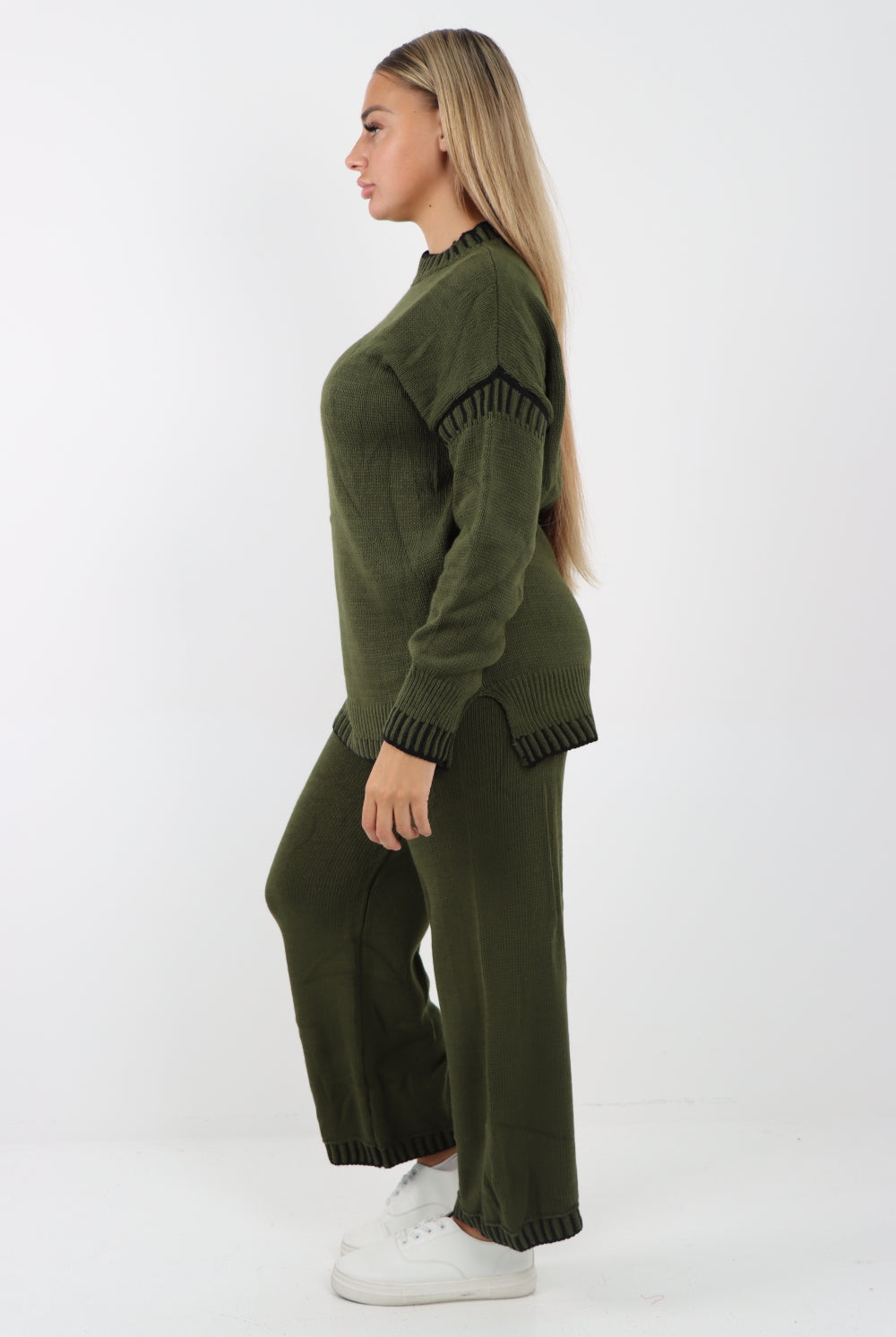 Italian Patch Knitted Co-Ord Set Tracksuit Dress WearAll
