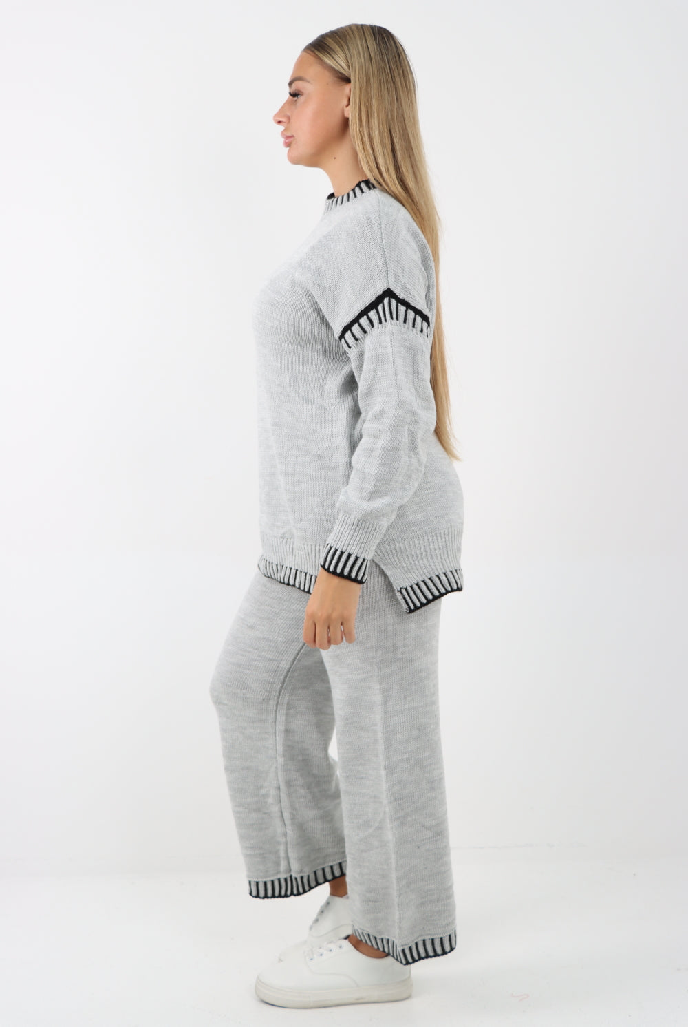 Italian Patch Knitted Co-Ord Set Tracksuit Dress WearAll