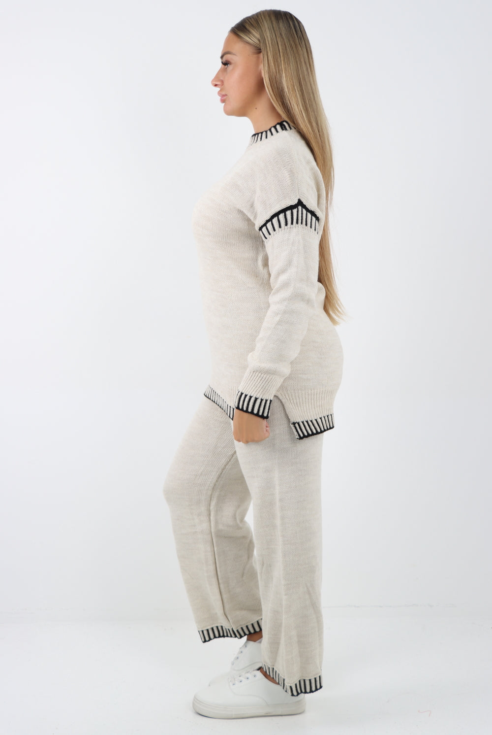 Italian Patch Knitted Co-Ord Set Tracksuit Dress WearAll