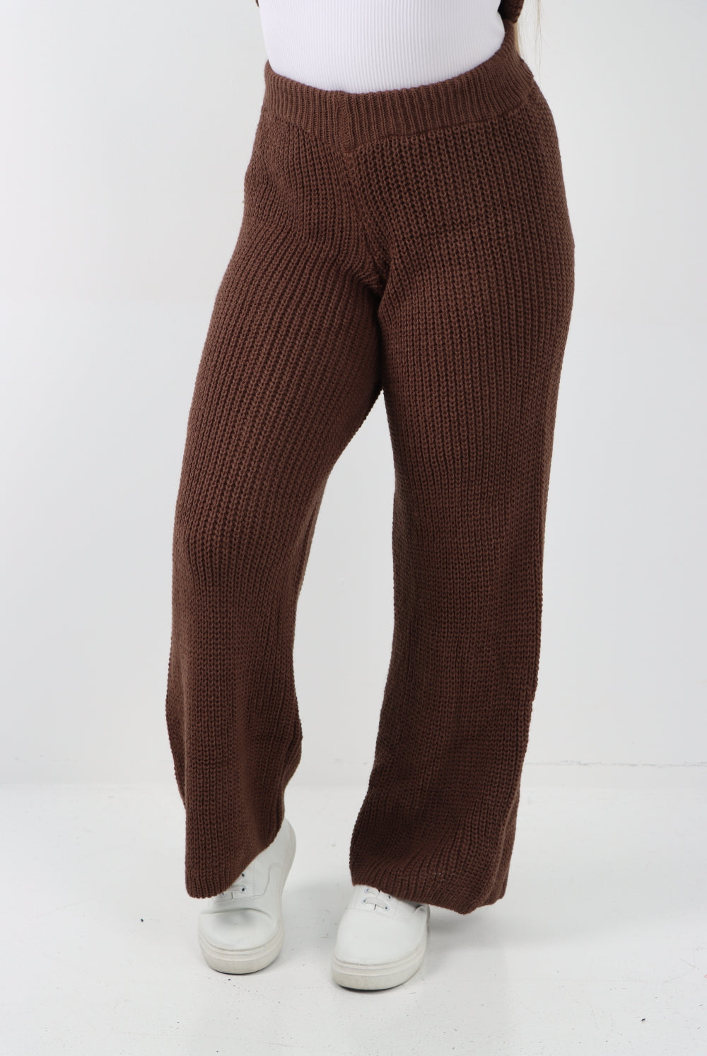 Italian Contrast Panel Knitted Top and Trouser Dresses WearAll