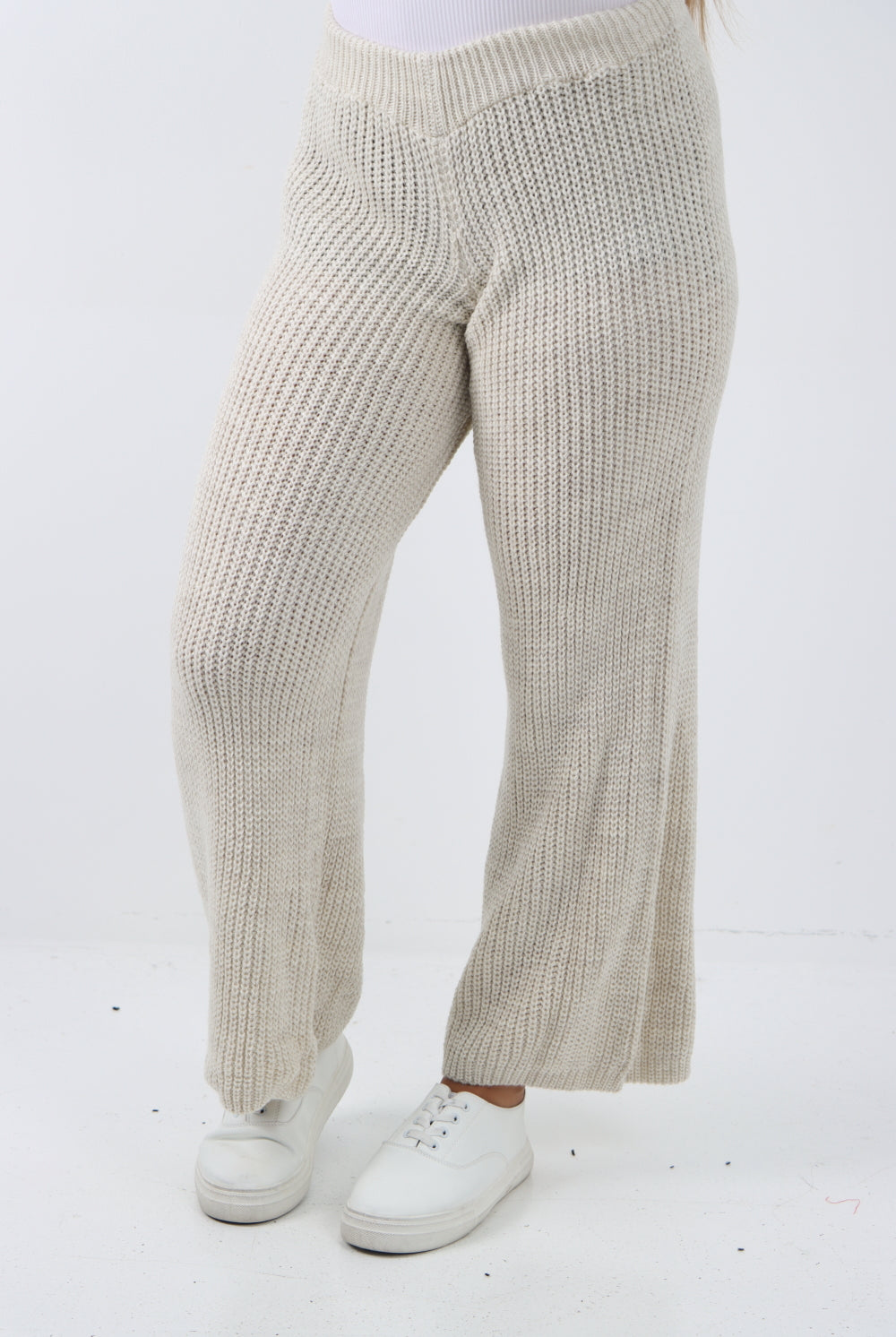 Italian Contrast Panel Knitted Top and Trouser Dresses WearAll