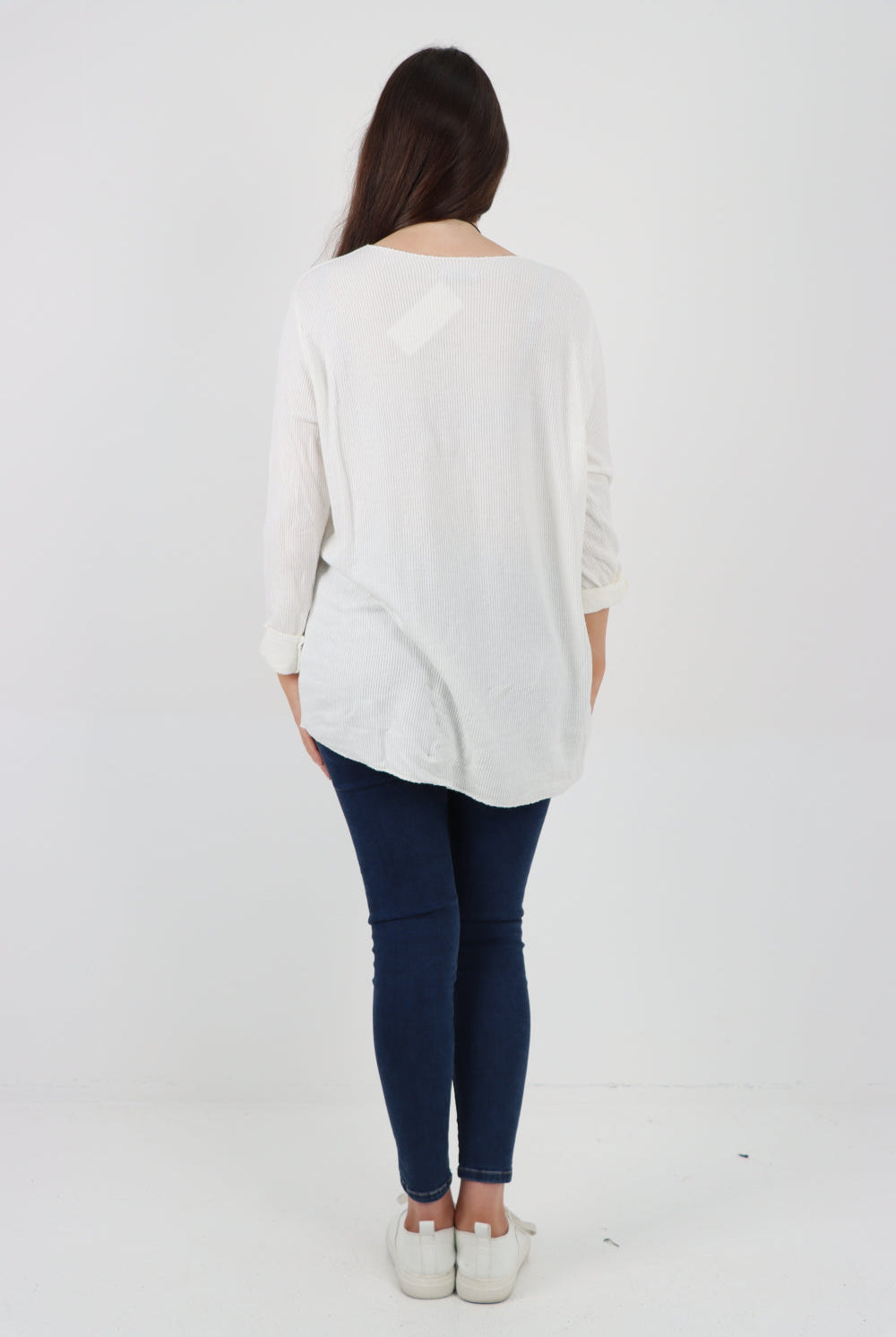 Italian Soft Knitted Necklace Top Sweater Jumper WearAll