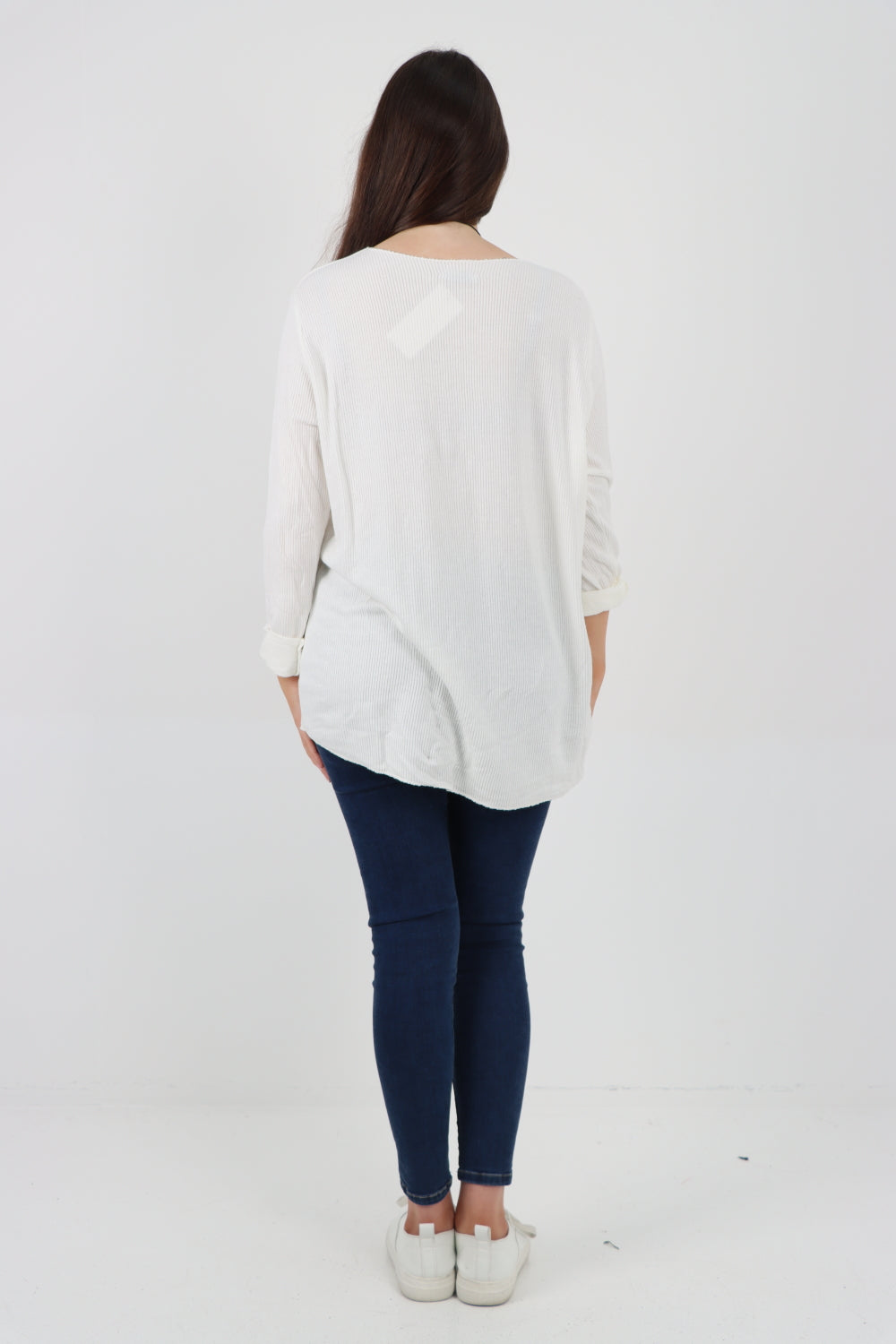 Italian Soft Knitted Necklace Top Sweater Jumper WearAll