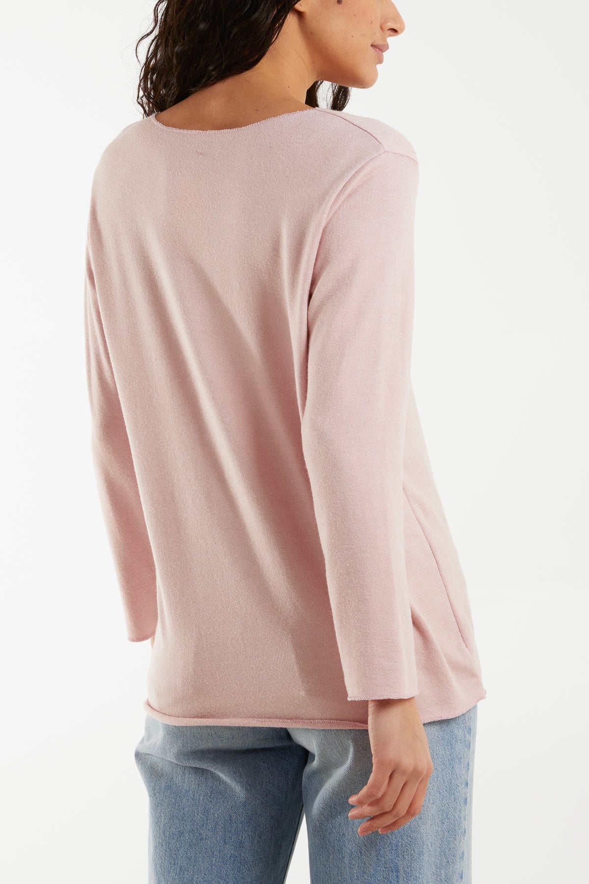 Diamante Dandelion Flower Fine Knit Jumpers WearAll