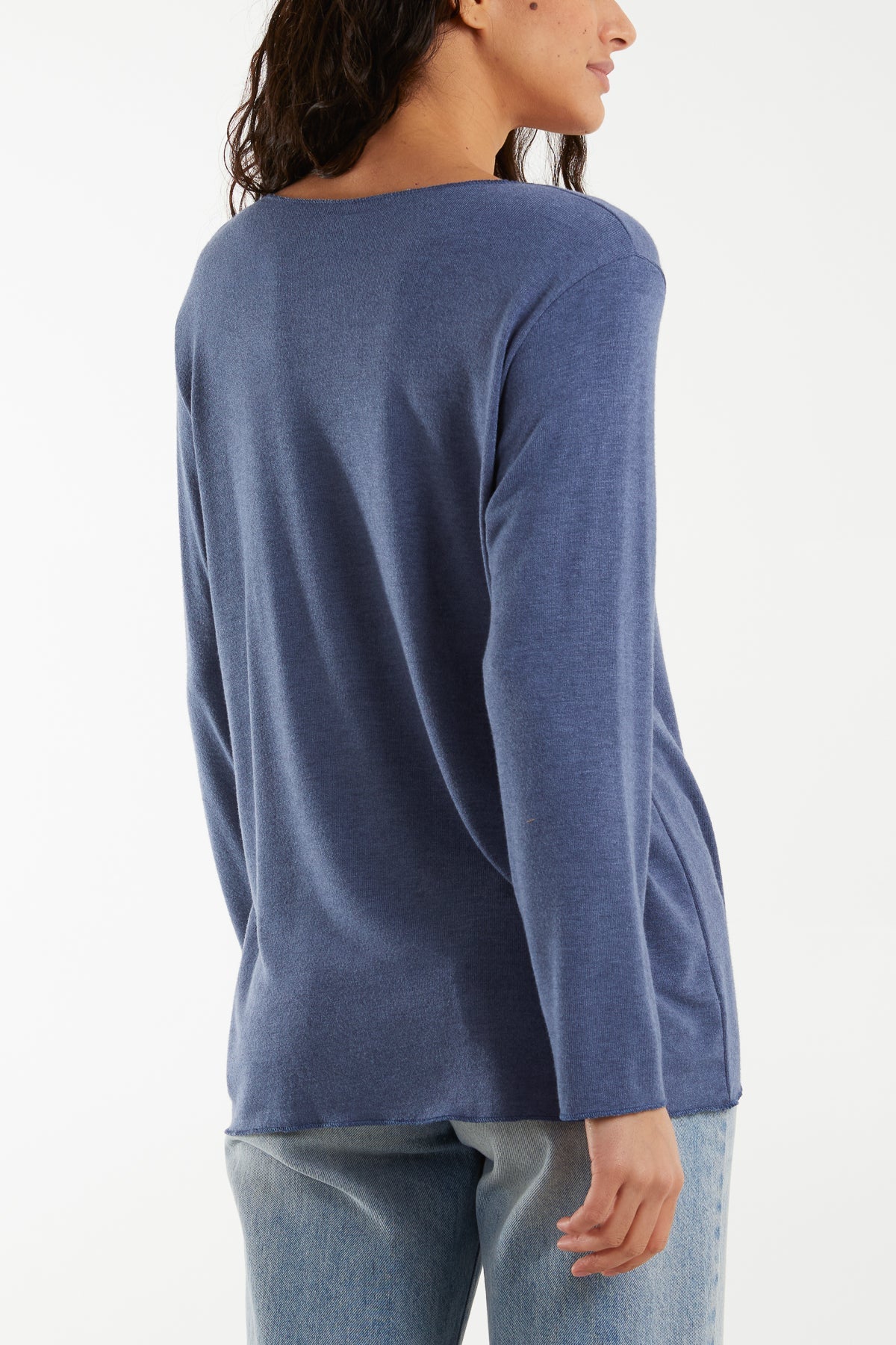 Diamante Dandelion Flower Fine Knit Jumpers WearAll