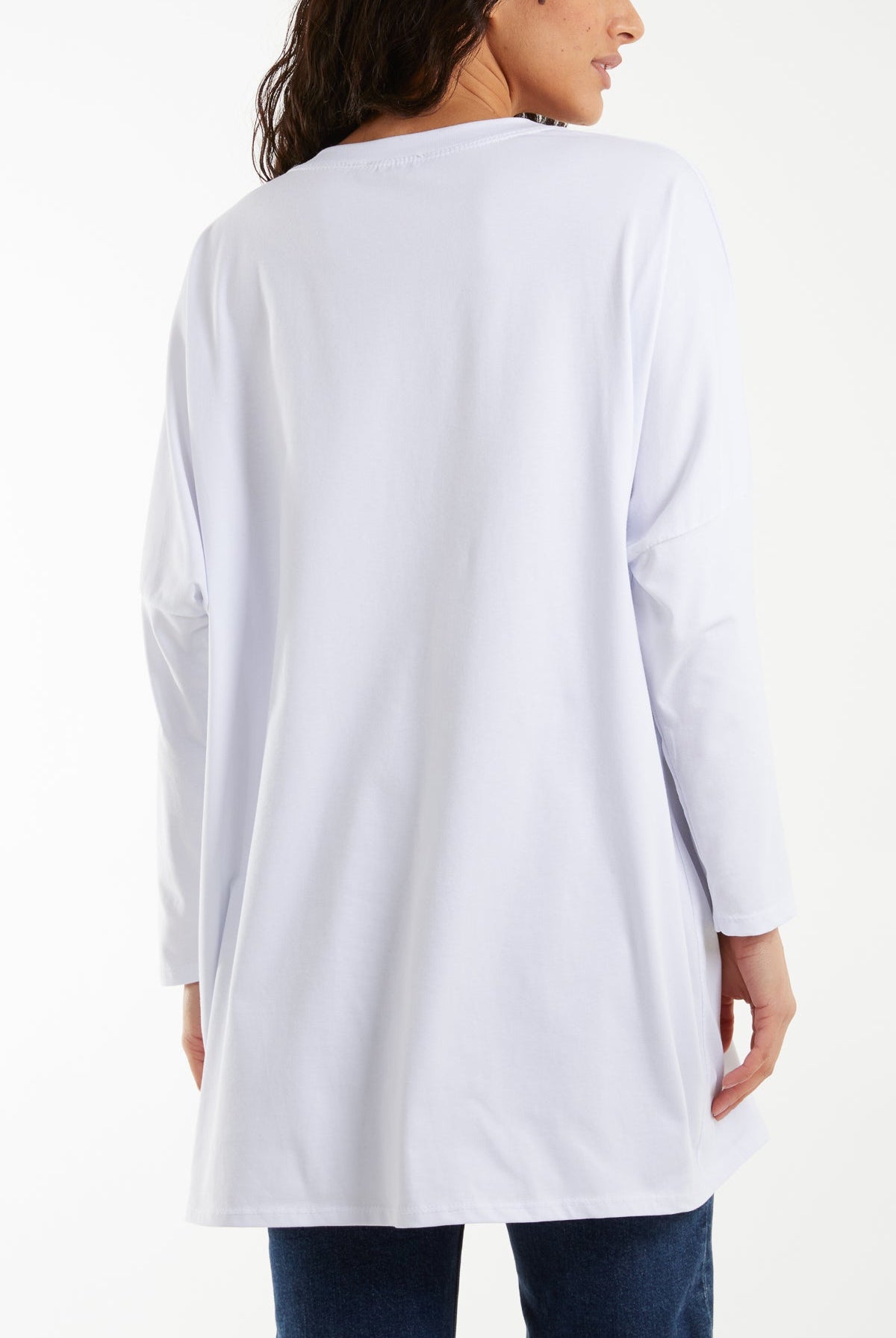 Multicolour Fluffy Daisy Long Sleeve Top T-shirts WearAll