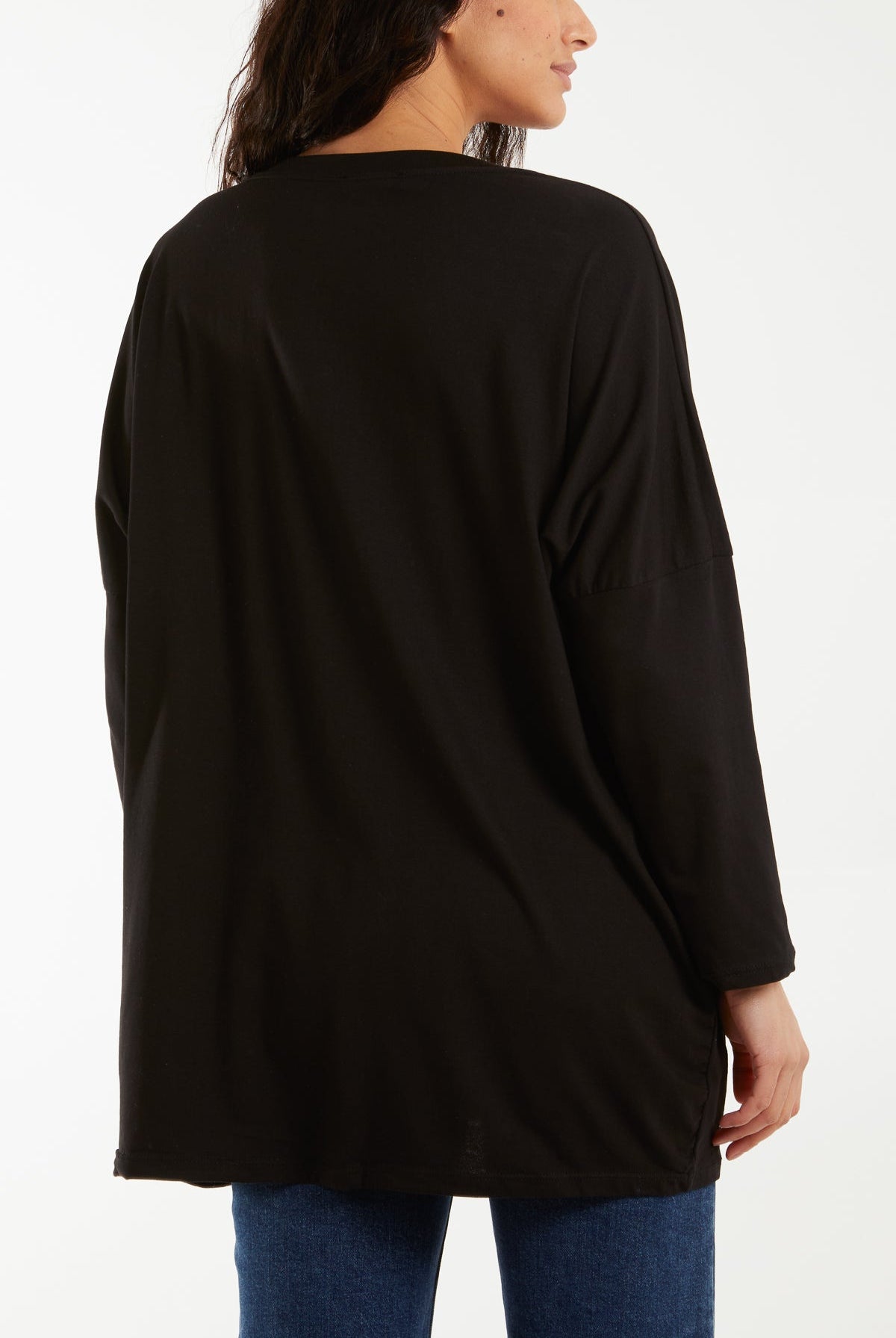 Multicolour Fluffy Daisy Long Sleeve Top T-shirts WearAll