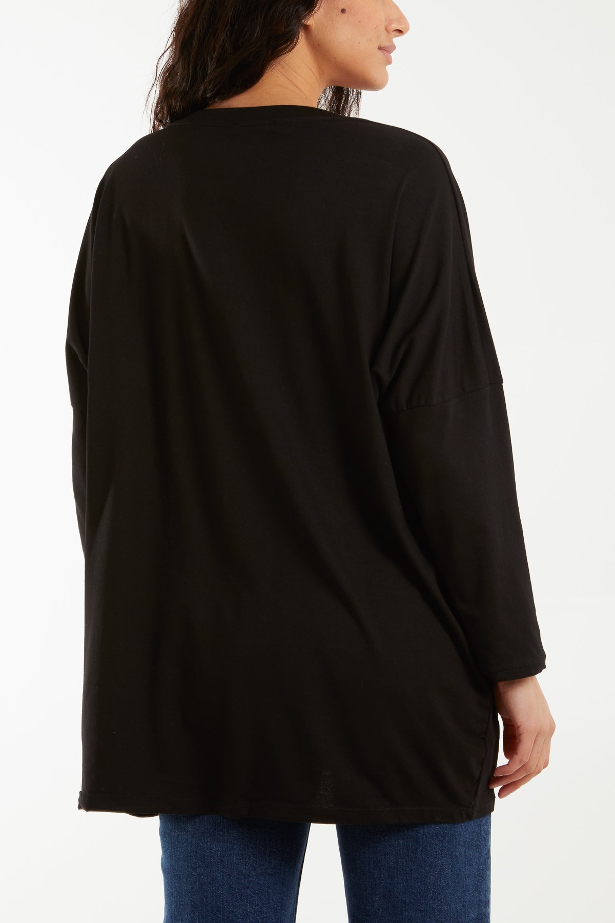 Multicolour Fluffy Daisy Long Sleeve Top T-shirts WearAll