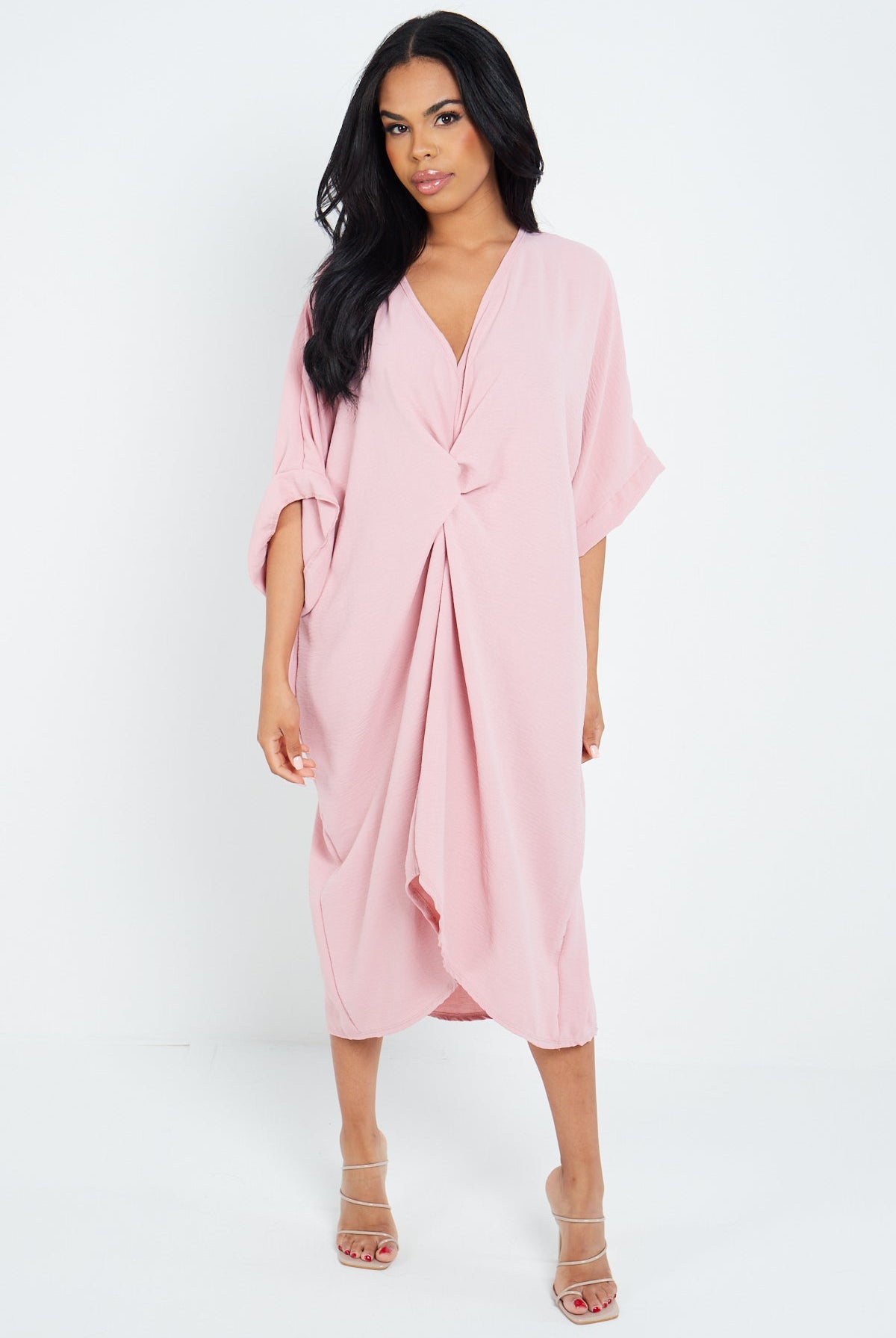 Tie Knot Twist Midi Dress Dress WearAll