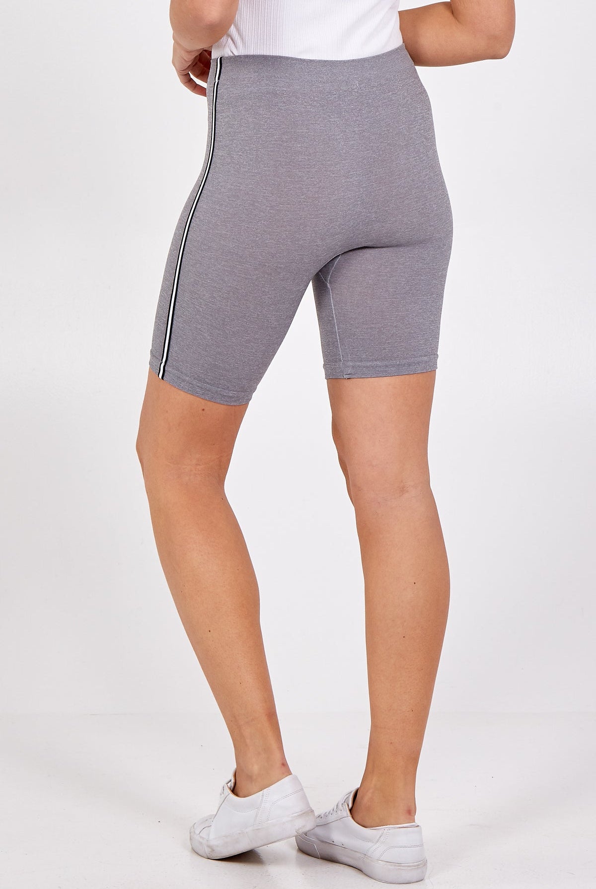 Side Stripe Detail Cycling Shorts Shorts WearAll