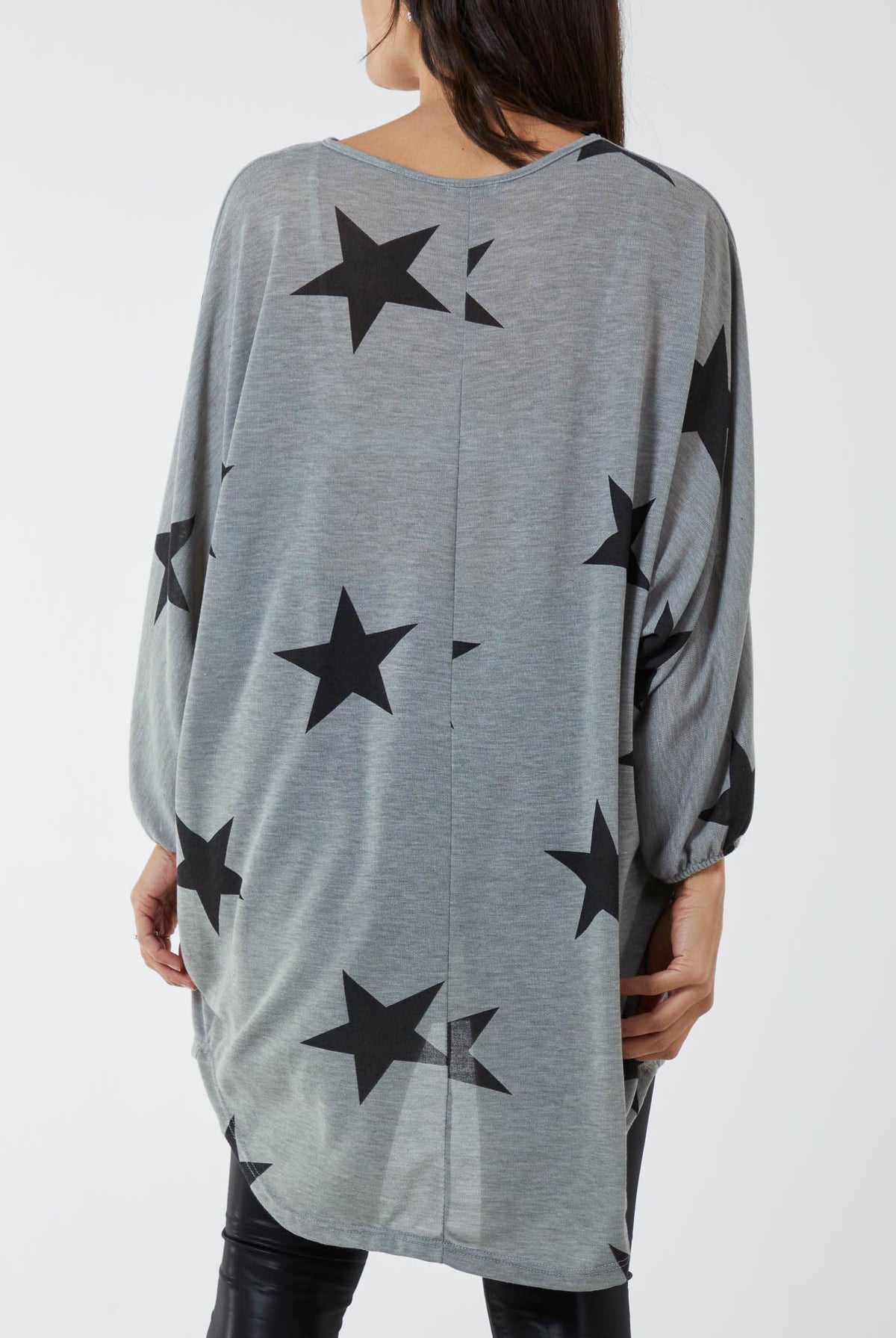 Dip Hem Asymmetric Star Top TOPMF2 WearAll