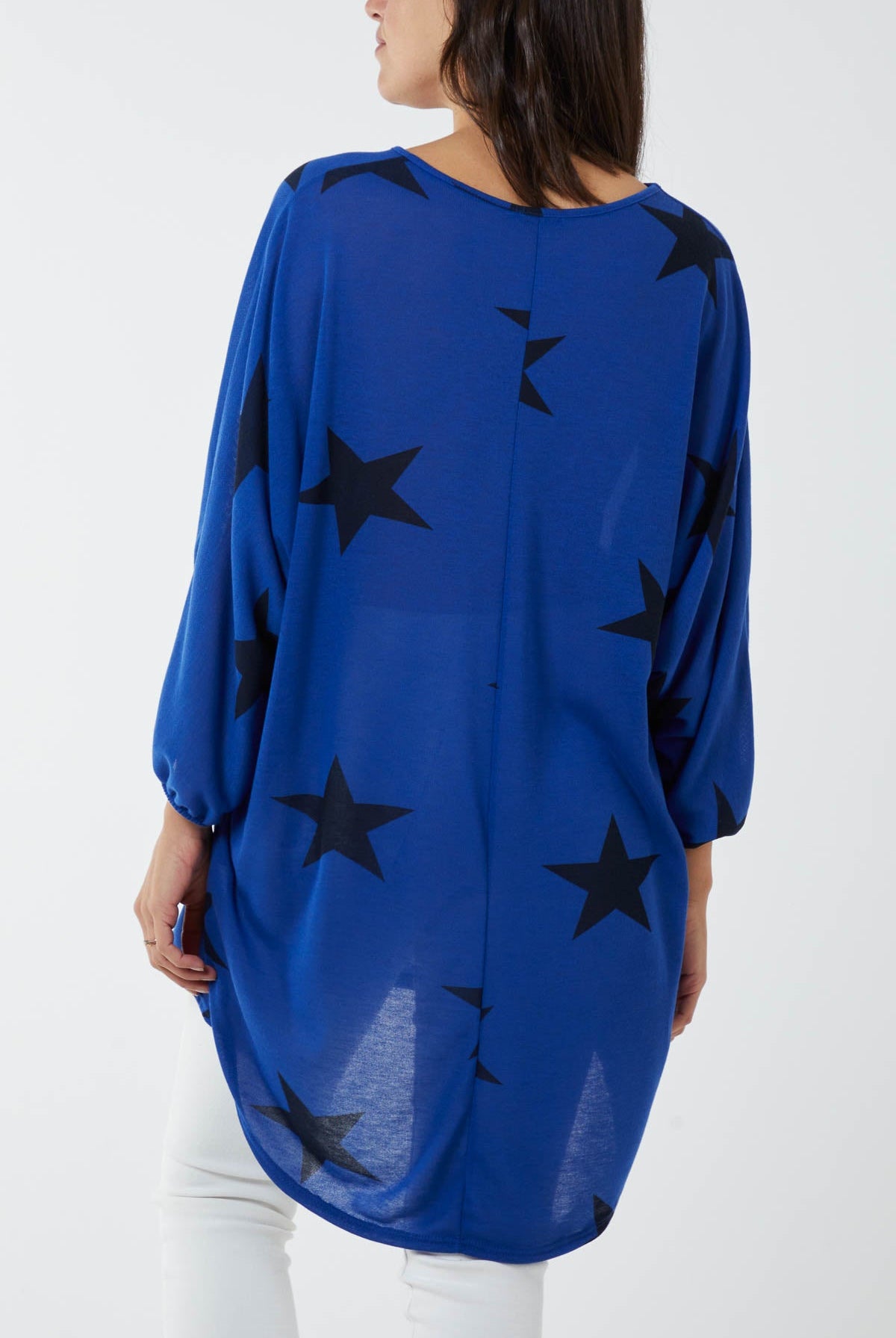 Dip Hem Asymmetric Star Top TOPMF2 WearAll