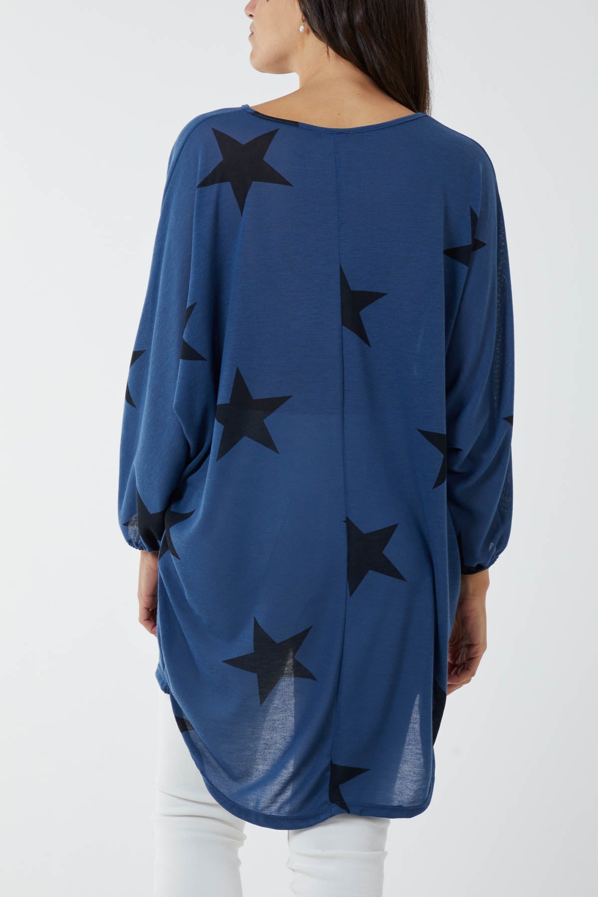 Dip Hem Asymmetric Star Top TOPMF2 WearAll