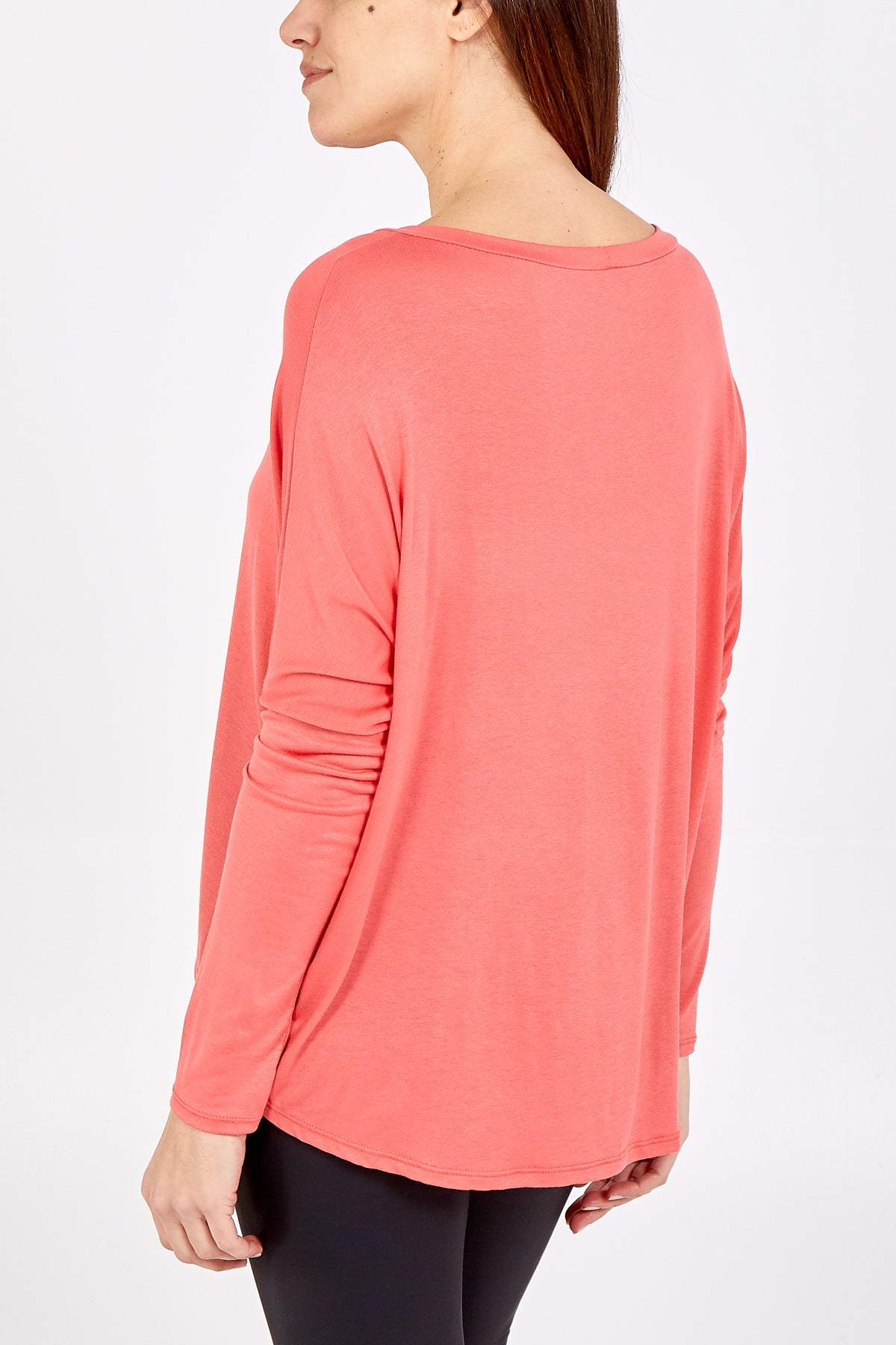 Basic Long Sleeve High Low Top TOPMF2 WearAll