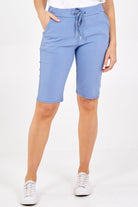 Plus Size Magic Plain Drawstring Shorts Skirts & Shorts WearAll Denim 16