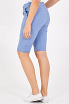 Plus Size Magic Plain Drawstring Shorts Skirts & Shorts WearAll