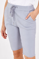 Plus Size Magic Plain Drawstring Shorts Skirts & Shorts WearAll