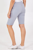 Plus Size Magic Plain Drawstring Shorts Skirts & Shorts WearAll