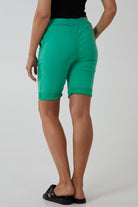 Plus Size Magic Plain Drawstring Shorts Skirts & Shorts WearAll