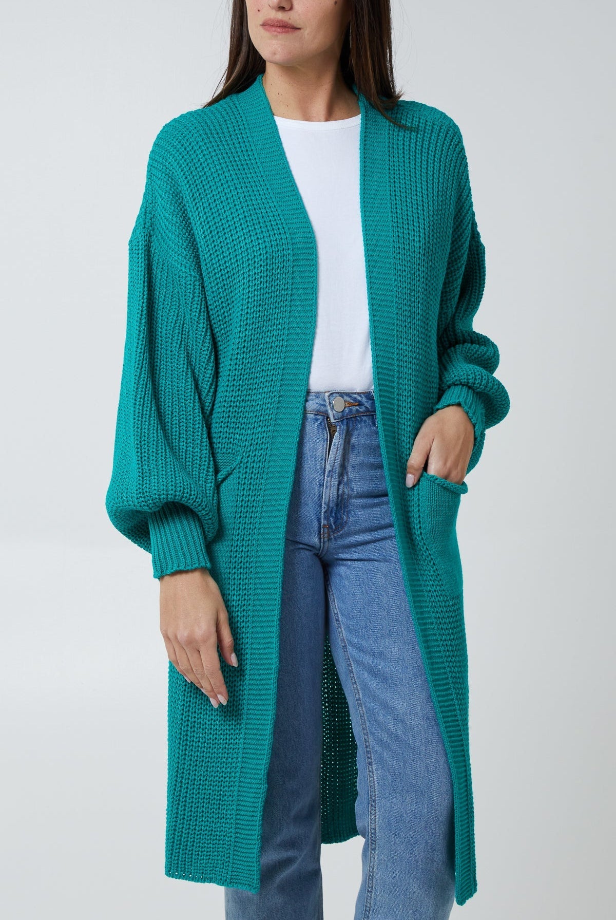 Edge To Edge Knitted Long Cardigan CMF1 WearAll