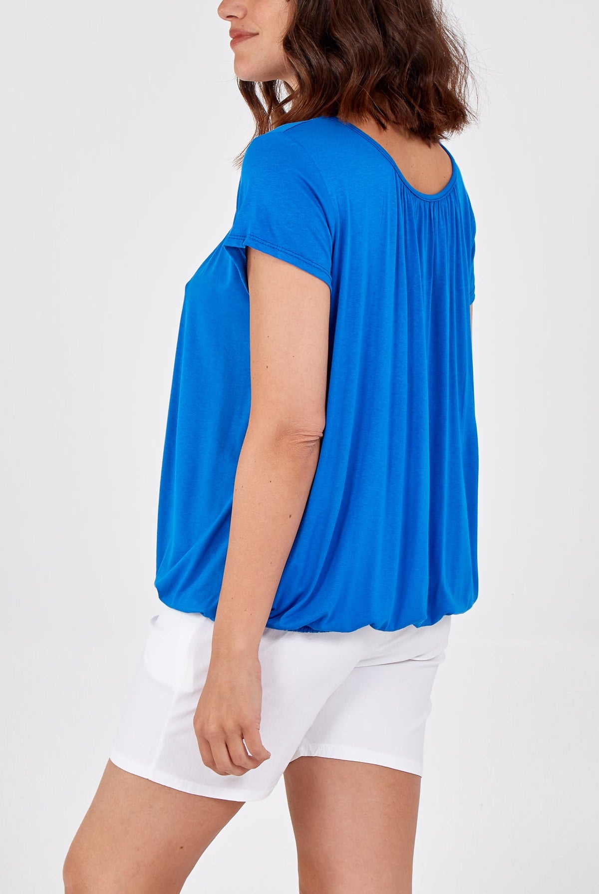 Scoop Neck Elastic Top TOPMF2 WearAll