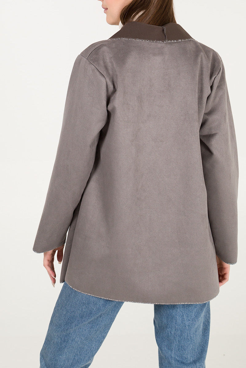 Suede Waterfall Jacket JK1 WearAll