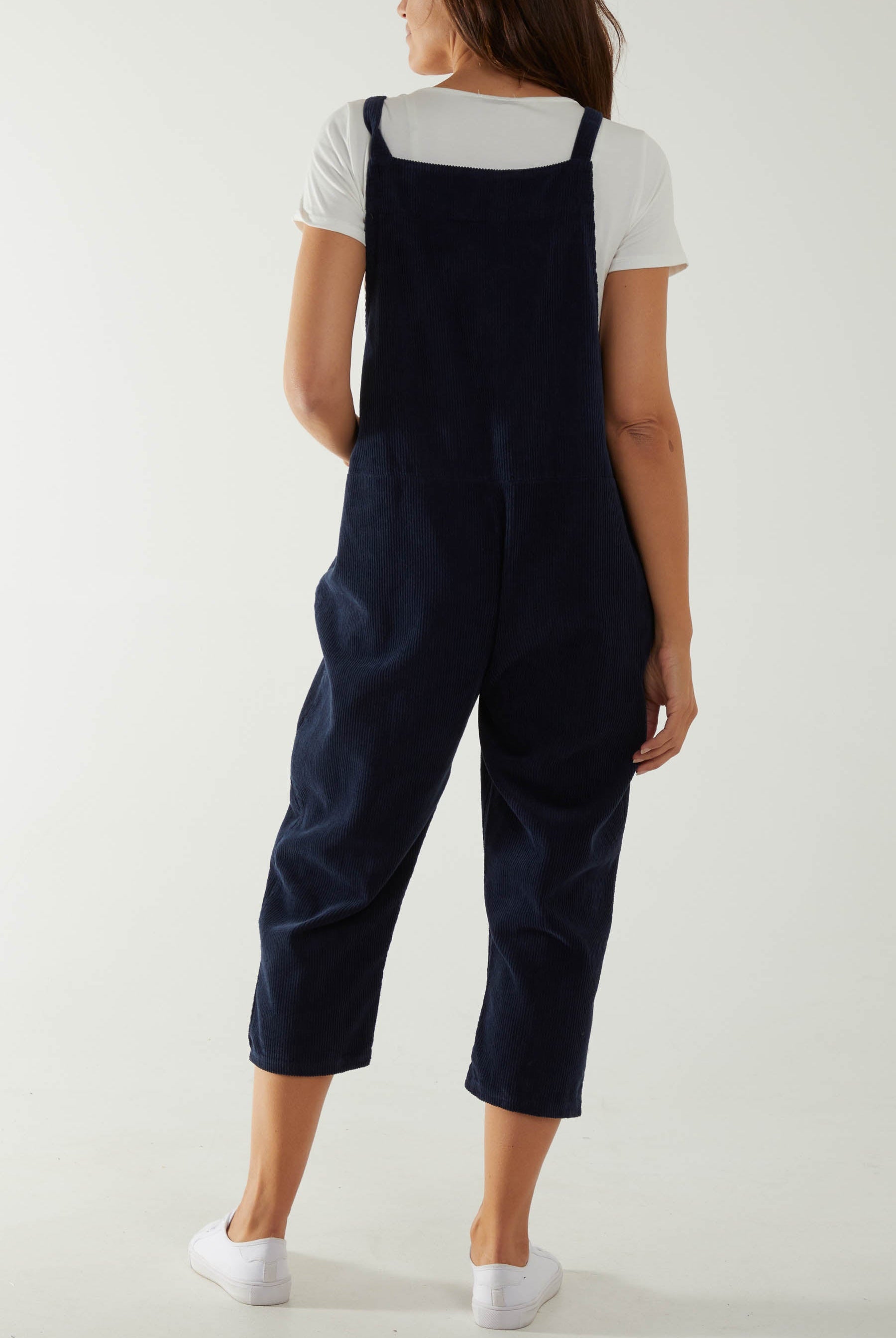 Corduroy Pocket Dungarees Jumpsuit WearAll