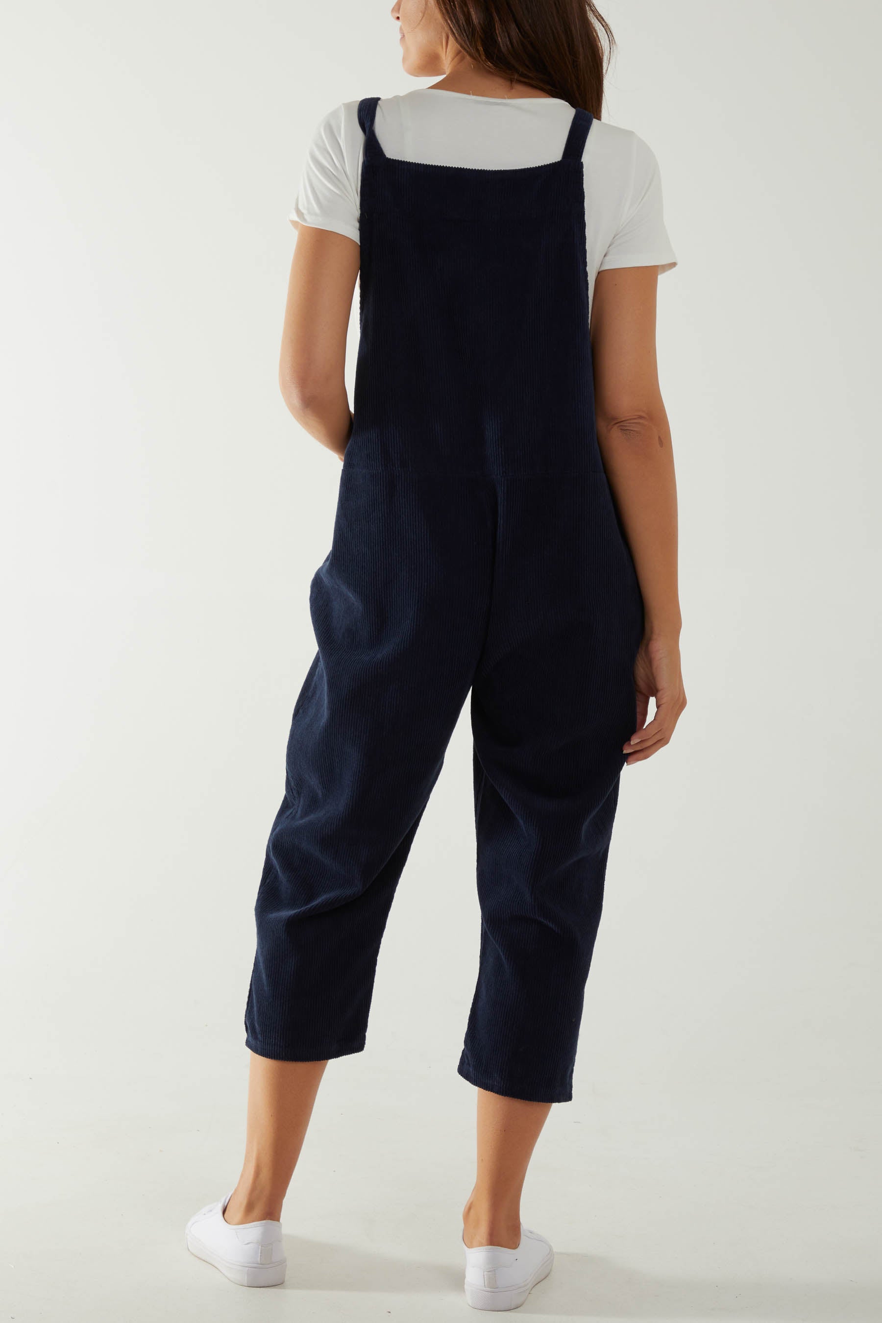 Corduroy Pocket Dungarees Jumpsuit WearAll