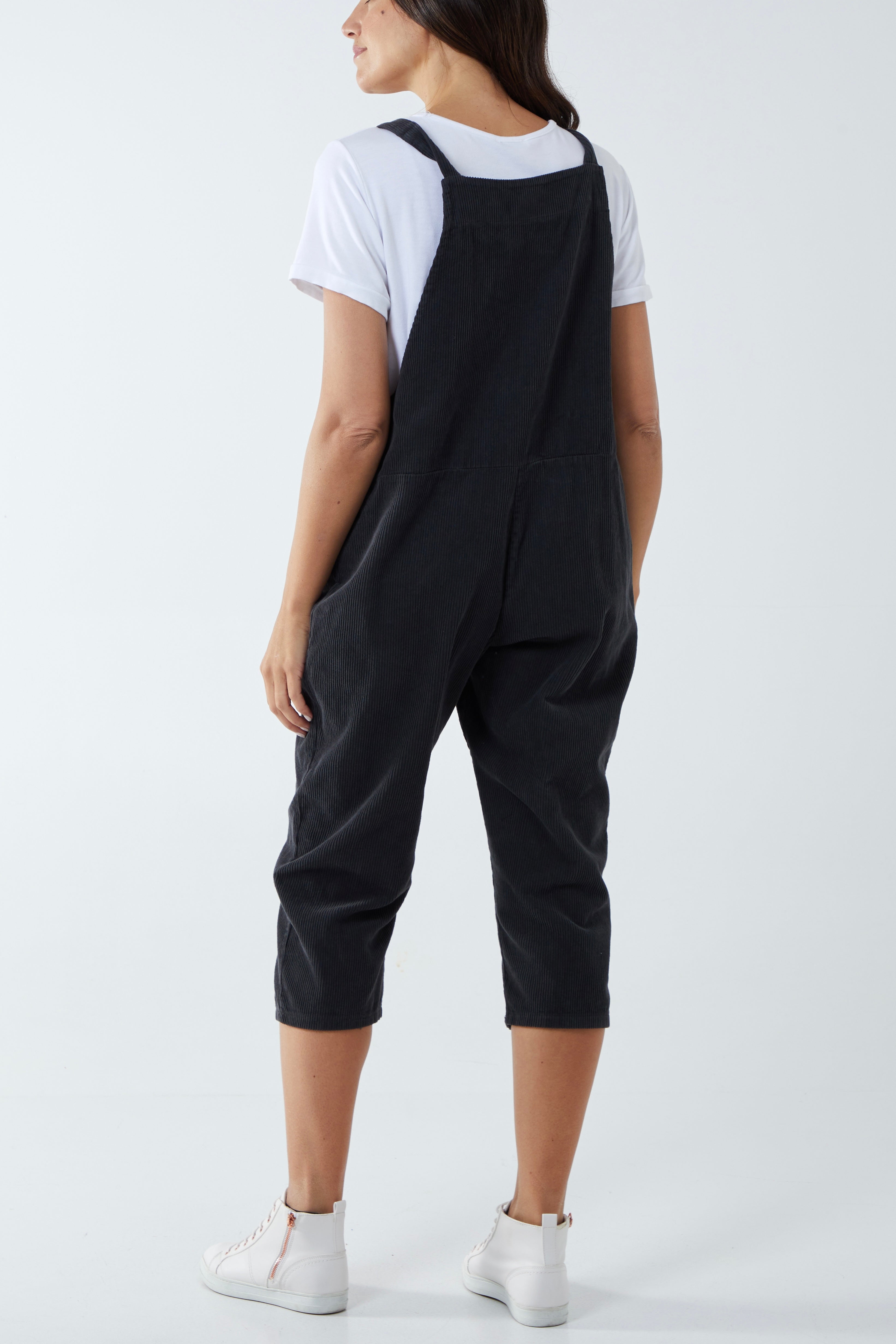 Corduroy Pocket Dungarees Jumpsuit WearAll