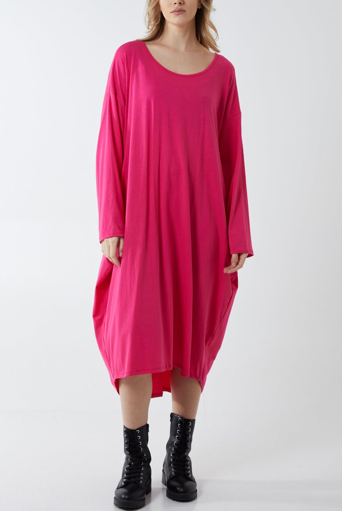 Twist Knot Jersey Midi Dress DMF2 WearAll
