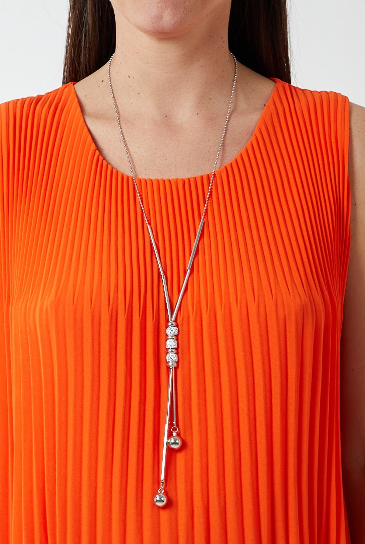 Pleated Necklace Vest TOPMF2 WearAll