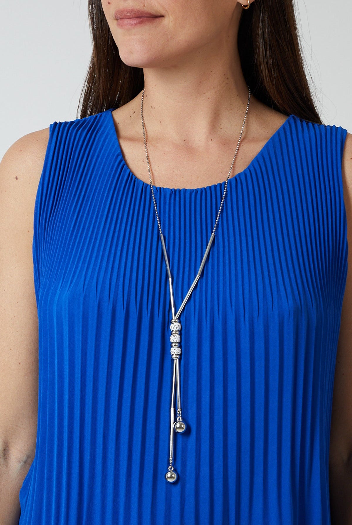 Pleated Necklace Vest TOPMF2 WearAll