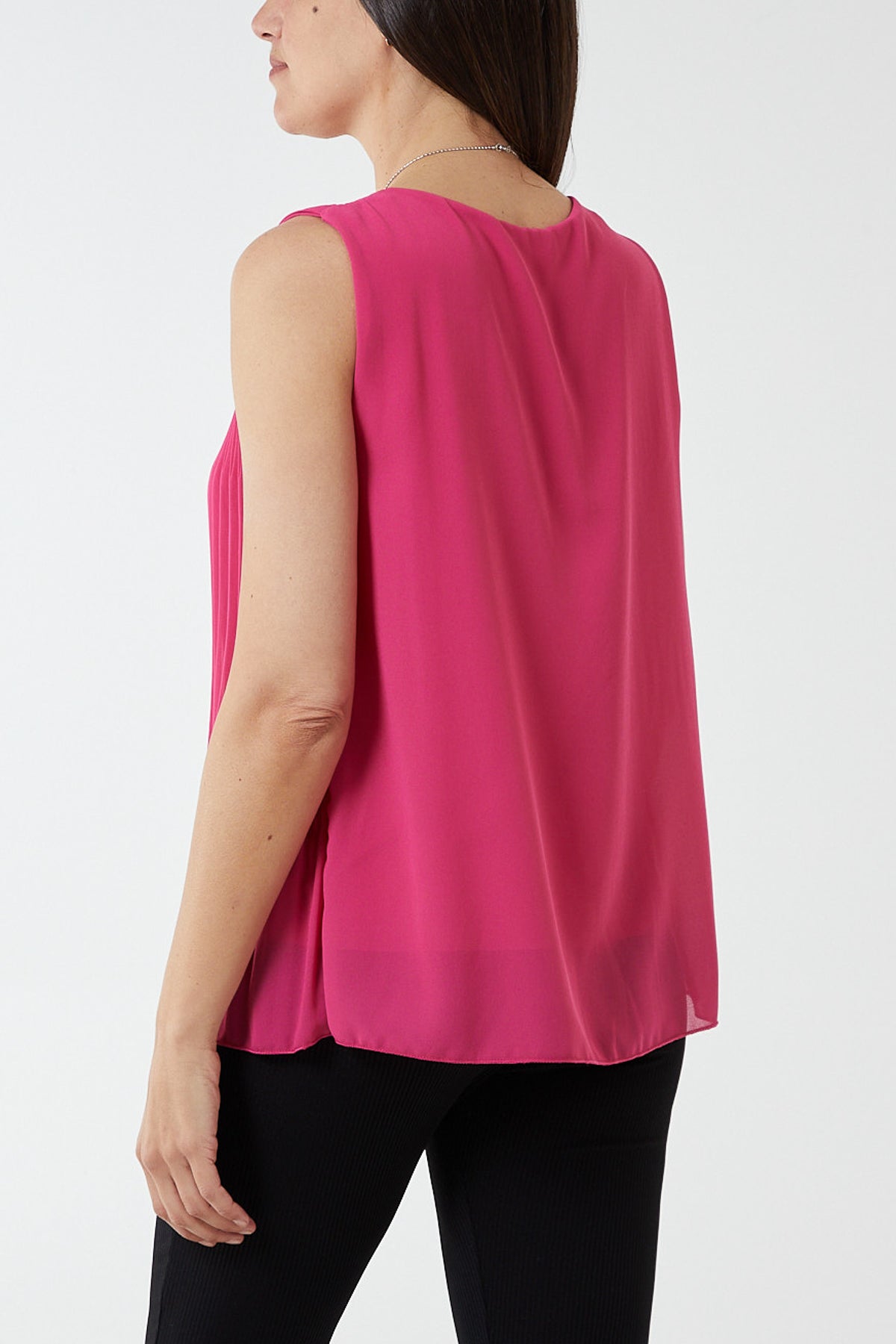 Pleated Necklace Vest TOPMF2 WearAll