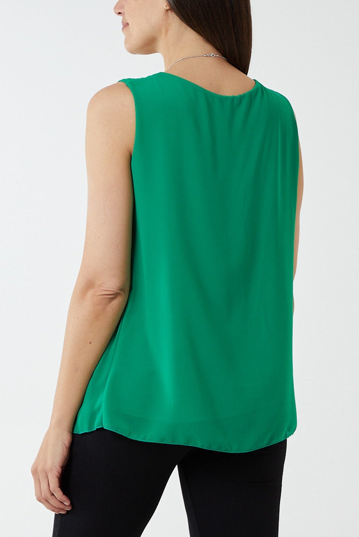 Pleated Necklace Vest TOPMF2 WearAll