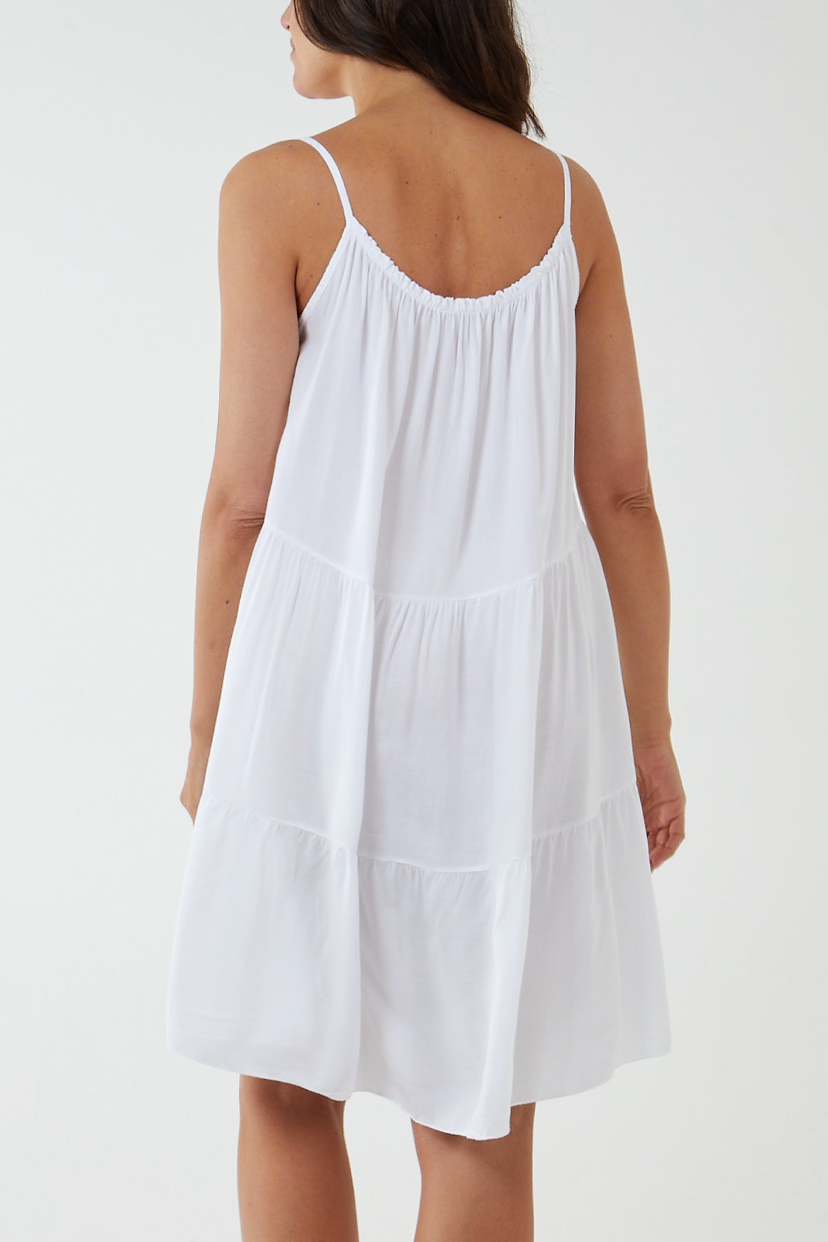 Cami Strap Tiered Smock Dress DMF2 WearAll