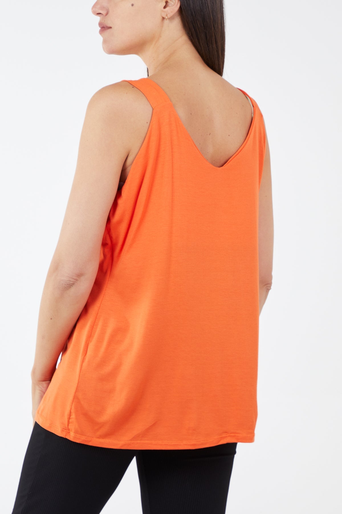 Double Layer Scoop Neck Vest TOPMF2 WearAll