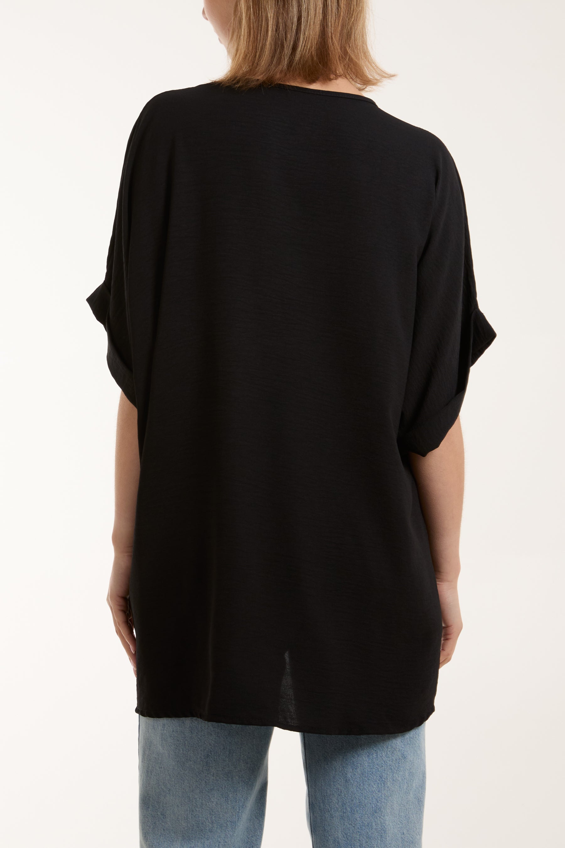Twist Front Oversized Cocoon Blouse TOPMF2 WearAll
