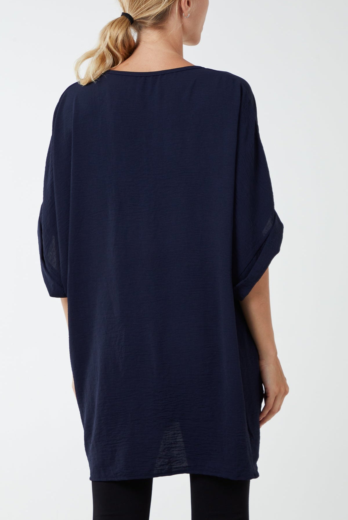 Twist Front Oversized Cocoon Blouse TOPMF2 WearAll