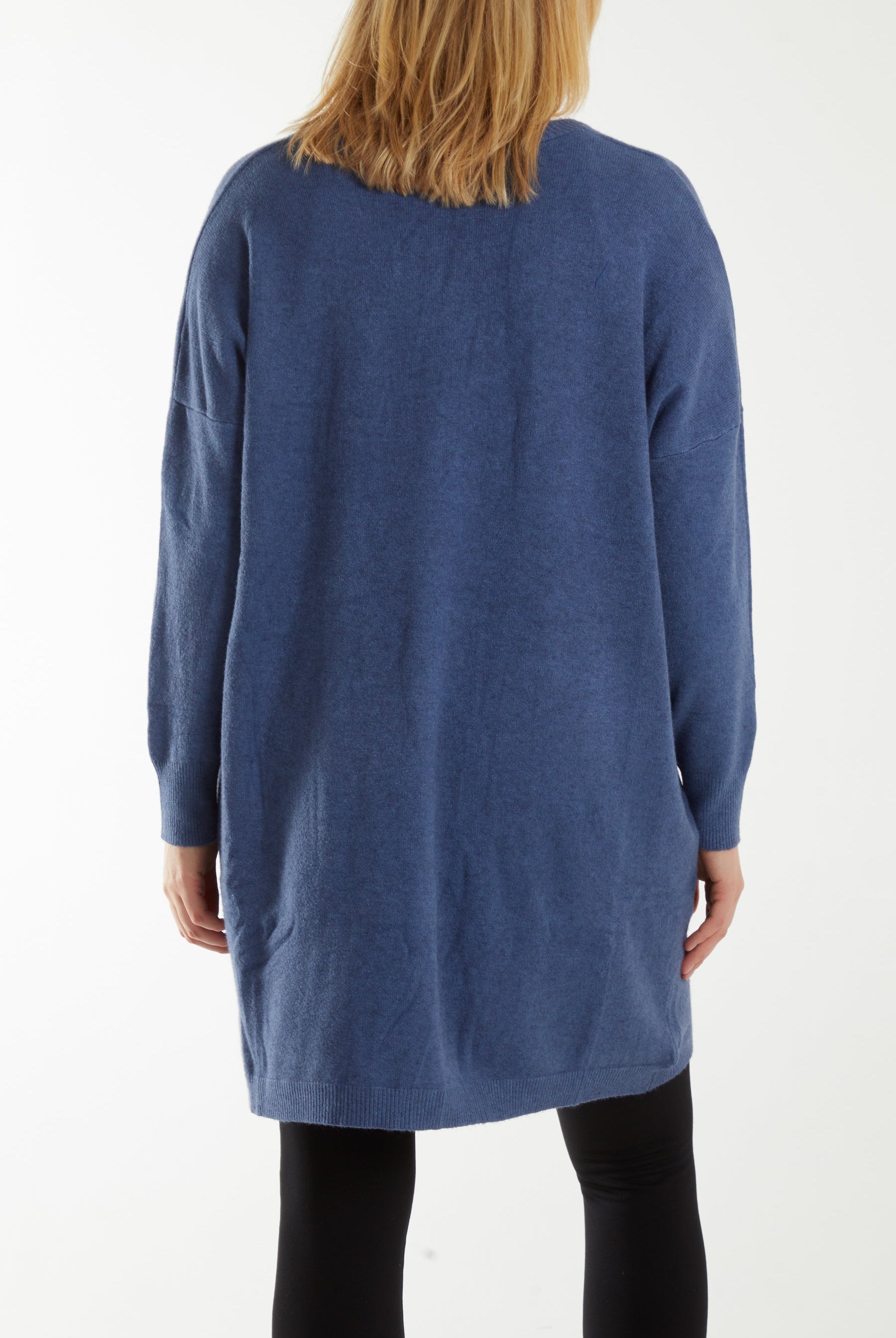 Longline Tortoiseshell Button Pocket Cardigan CMF1 WearAll