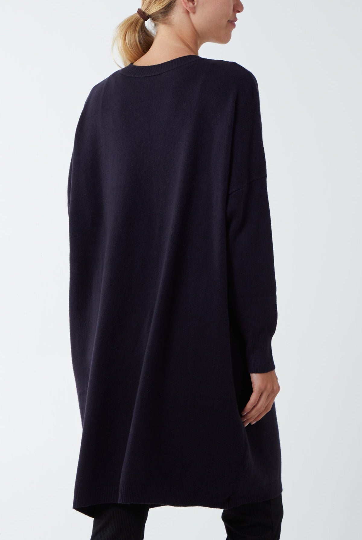 Longline Tortoiseshell Button Pocket Cardigan CMF1 WearAll