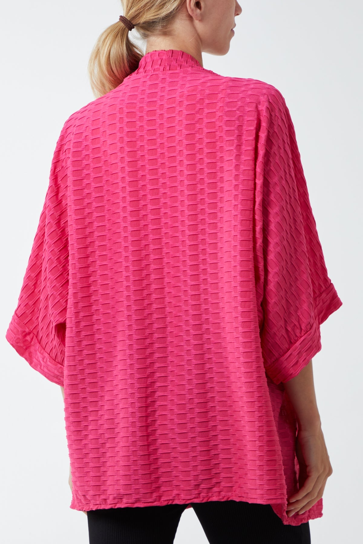 Waffle Texture Jersey Kimono Jacket JK1 WearAll