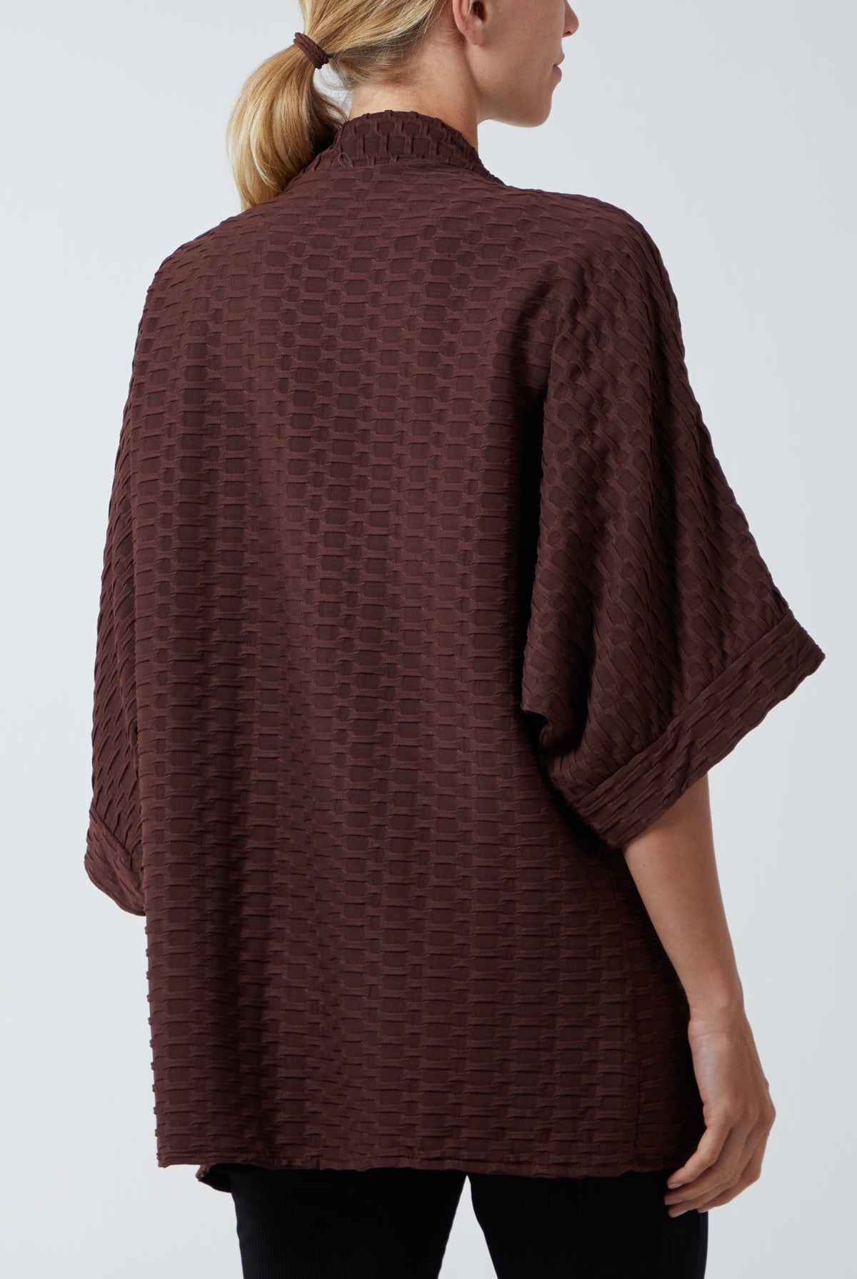 Waffle Texture Jersey Kimono Jacket JK1 WearAll