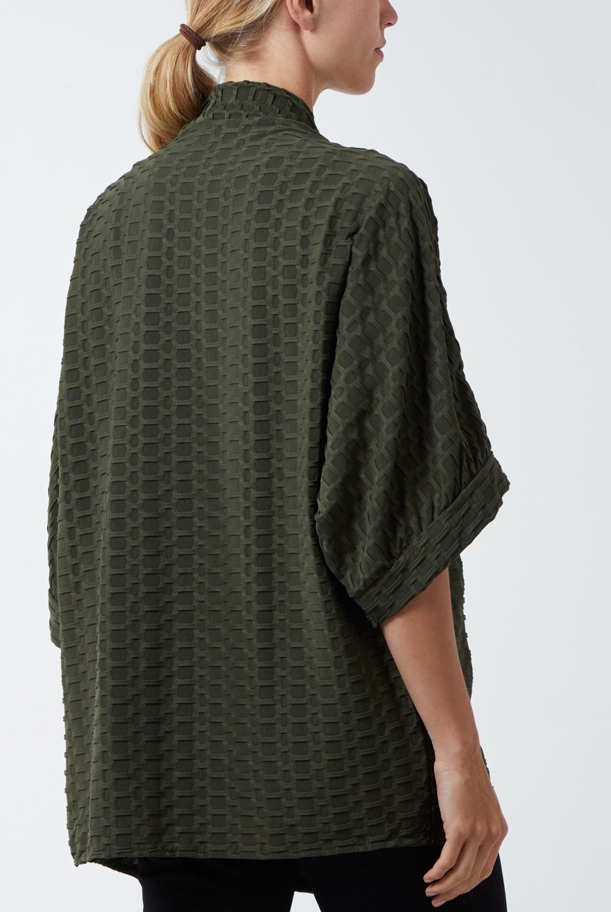 Waffle Texture Jersey Kimono Jacket JK1 WearAll