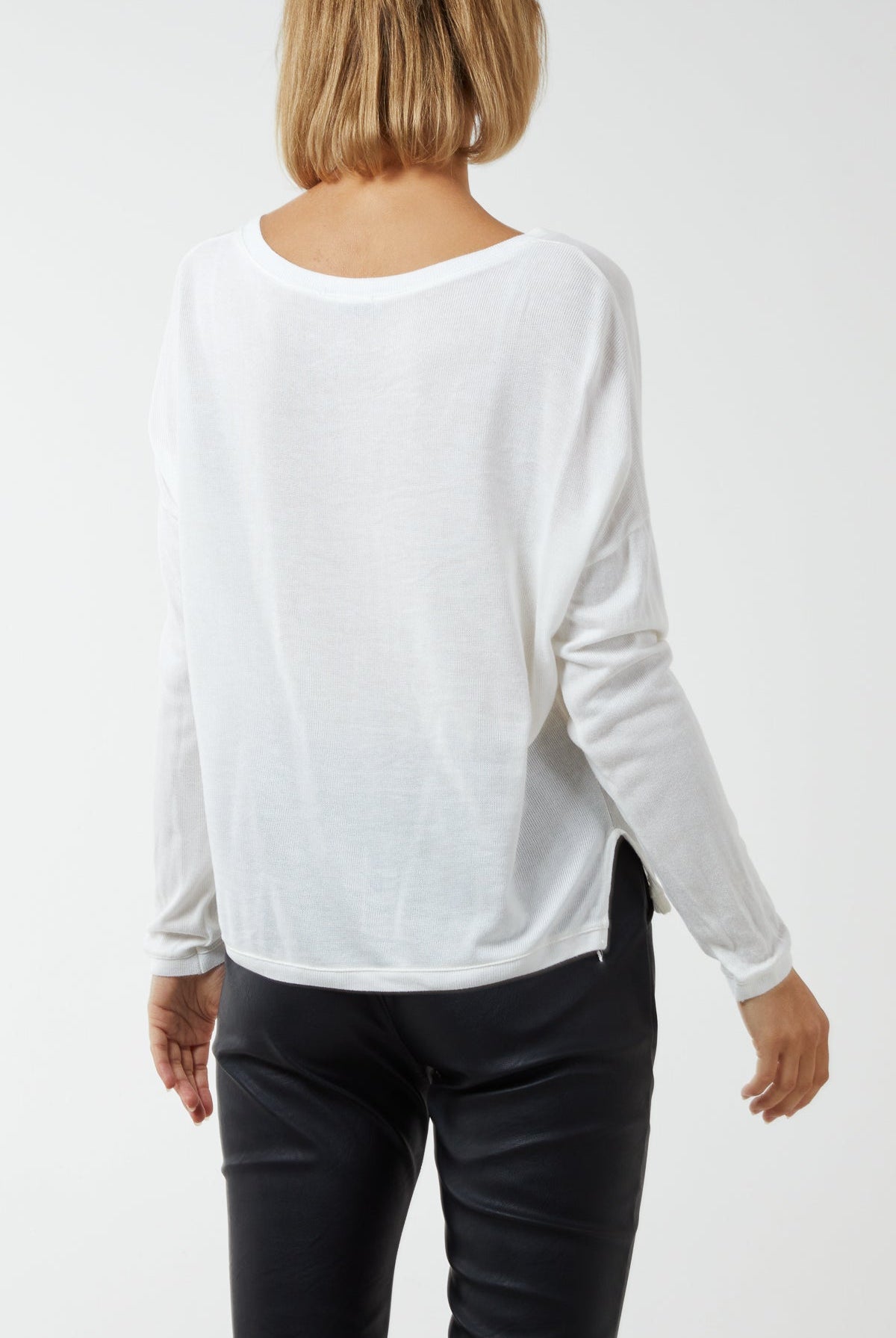 Fine Knit Button Cropped Cardigan CMF1 WearAll